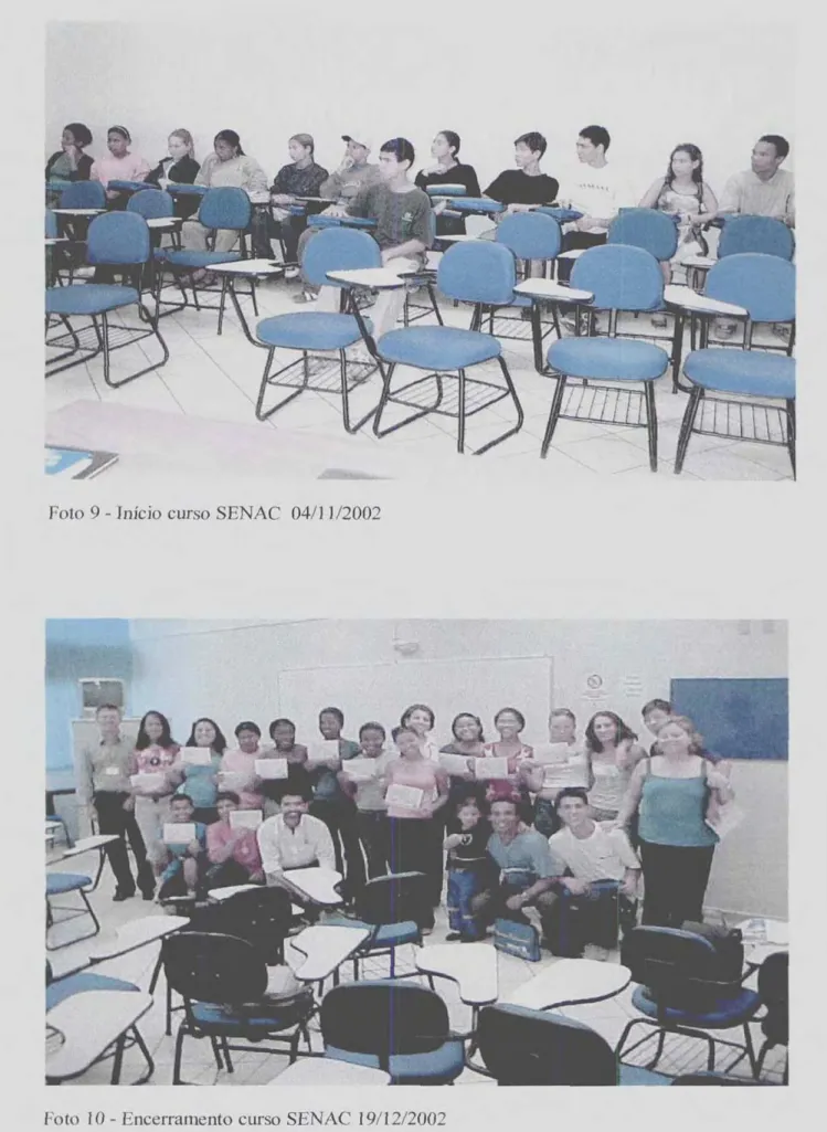 Foto 10- Encerramento curso SENAC 19/12/2002 