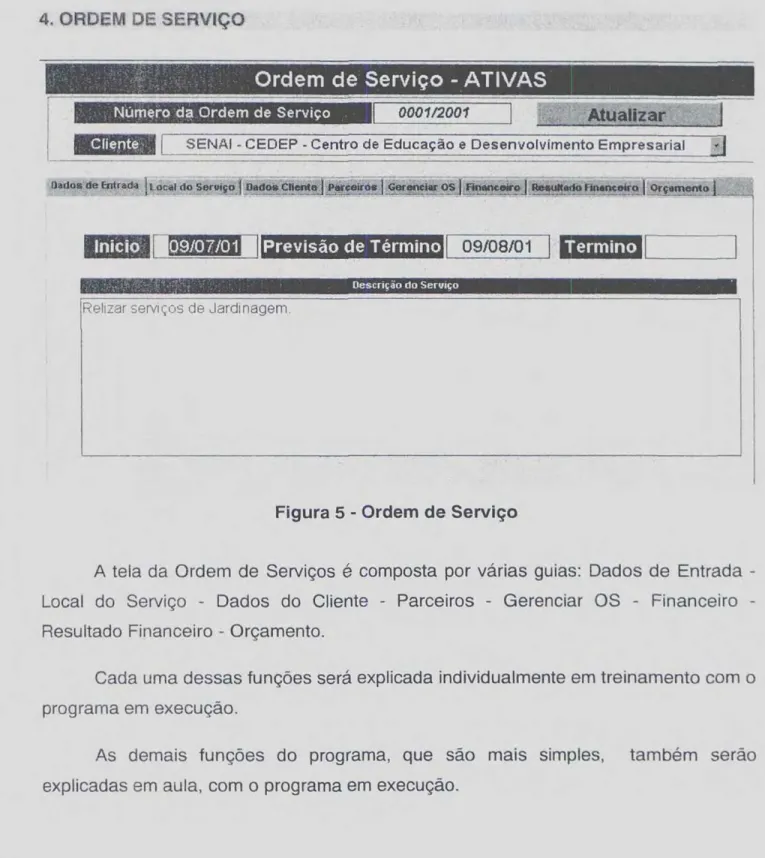 Figura 5 - Ordem de Serviço 