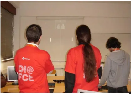 Figure 3.9 - KPong at ExpoFCT in 2D mode