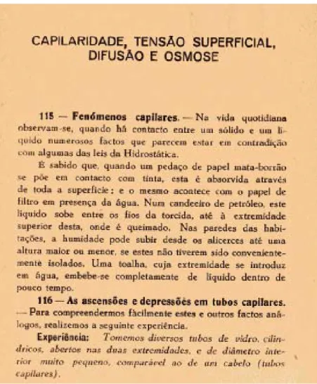 Figura 1 - Página do livro único aprovado em 1953 (Seixas &amp; Soeiro, 1953, p. 