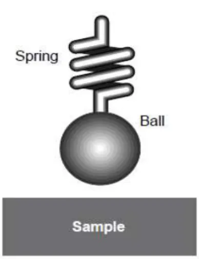 Figure 1.  “Small ball on a weak spring” model  [6]. 
