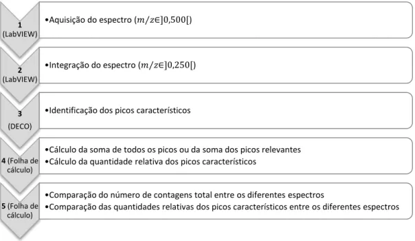 Fig. 6.1 Organização do tratamento de dados 