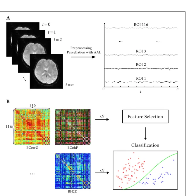 Figure 4.1: From rs-fMRI to classification.