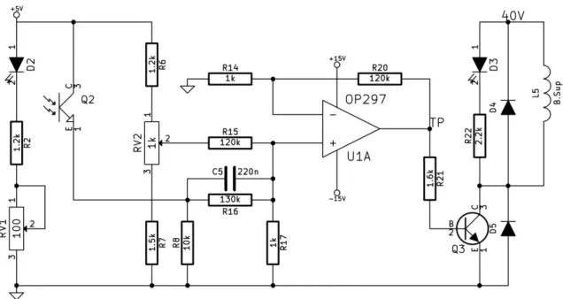 Figure 6.3: Magnetic suspension control circuit.