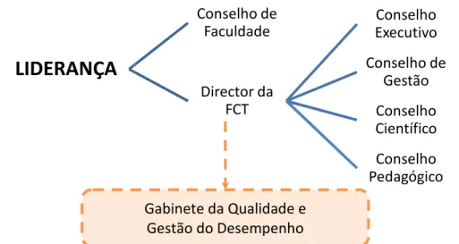 Figura 3.5: Organização da Lideranç