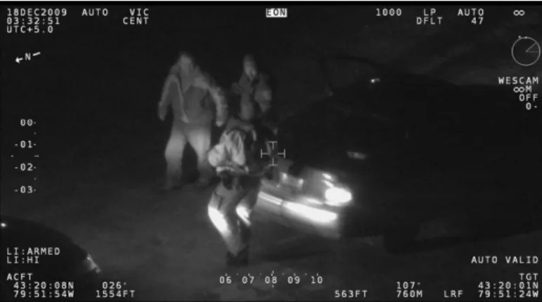 Fig. 2-1 - Image captured by EO sensor of the L-3 WESCAM MX-15HDI [7] 