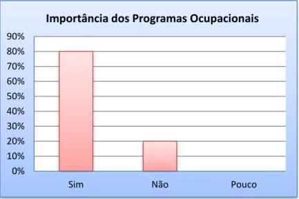 Gráfico 8- Importância dos Programas 