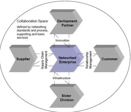 Figure 2.2 The Networked Organization (Source [Athena 2006]) 