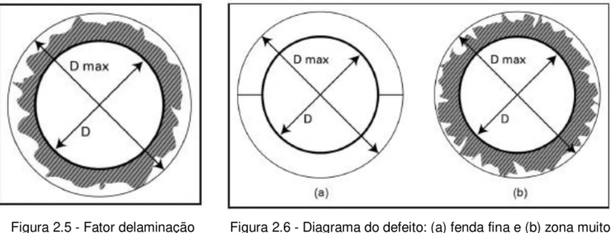 Figura 2.5 - Fator delaminação 