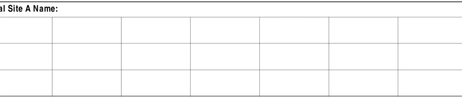 Table 3-4 PBX WAN Carrier and Circuit Information Local Site A Name: