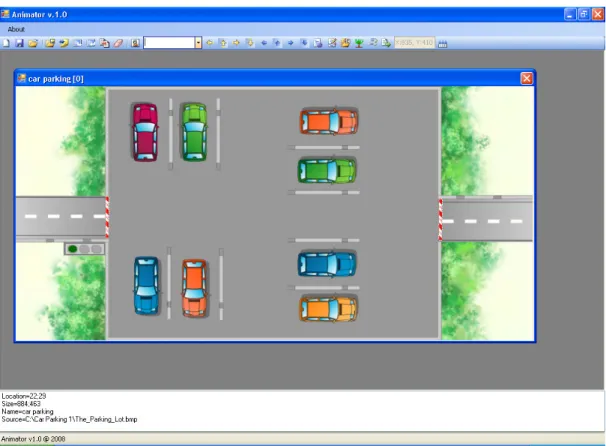 Figura 2.3. Aspecto da ferramenta Animator 
