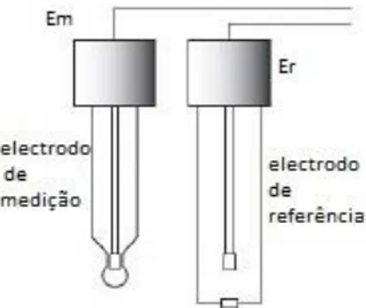 Figura 2.2: Par de elétrodos  Fonte: Adaptado de [3] 