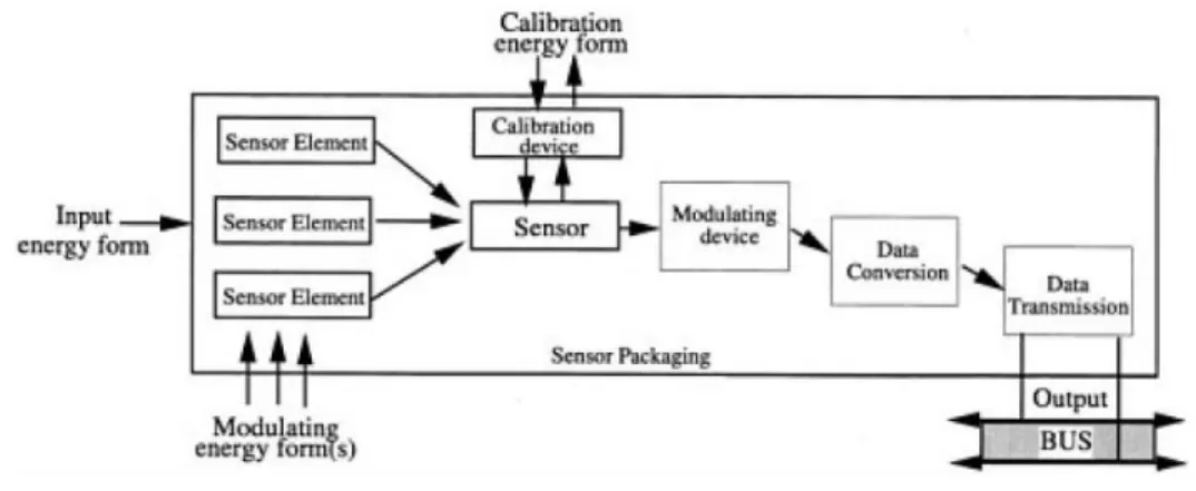 Figure 3 - Schematic of a Smart Sensor [20] 