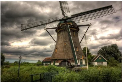 Figura 3.1  –  Moinho de vento holandês. 