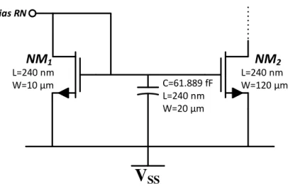 Figure 4-12 – NMOS Current Mirror block schematic. 