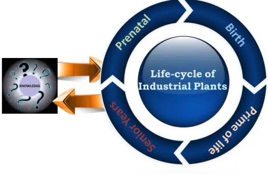 Figure 3.10. Life cycle of industrial plants 