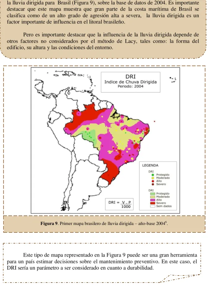 Figura 9. Primer mapa brasilero de lluvia dirigida – año-base 2004 6 . 