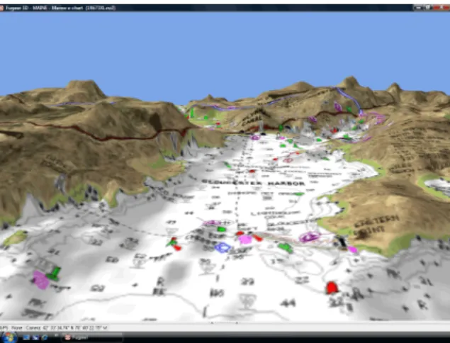 Figura 2.1 – Visualização de mapas em 3D 