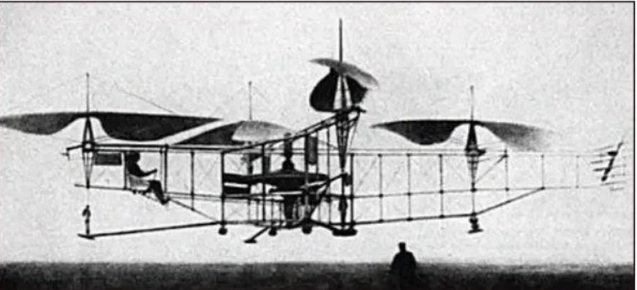 Figure 2.2 - Oehmichen No.2 aircraft. 
