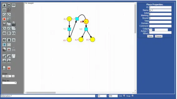 Figura 8 - Editor de redes IOPT 