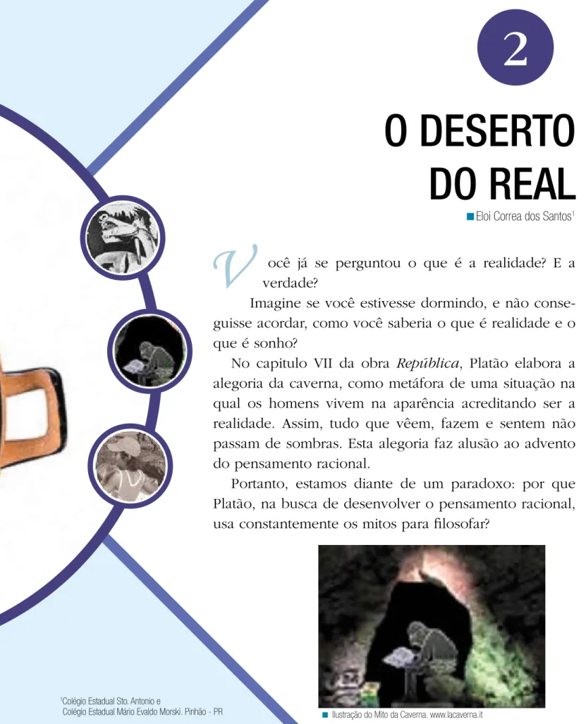 Ilustração do Mito da Caverna. www.lacaverna.it