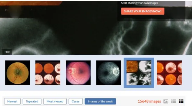 Figura 2-1: Home page de Image Bank 