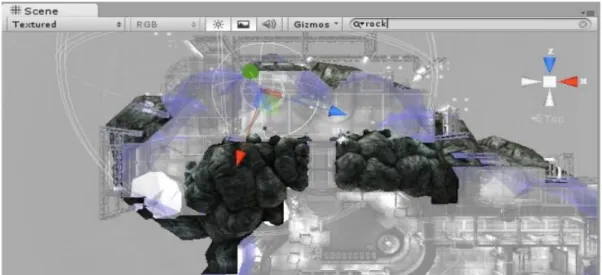Figura 2.14. Scene Window do Unity3D