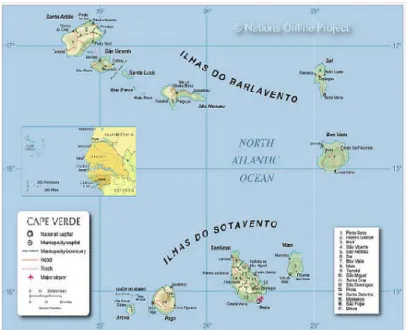 Figura 4 - Arquipélago de Cabo Verde  