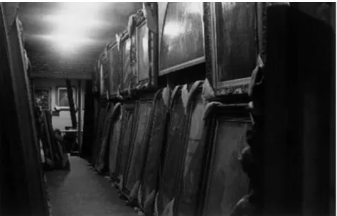 Figure 4.1 - Storage of paintings at Manod during WWII, adapted from [54] 