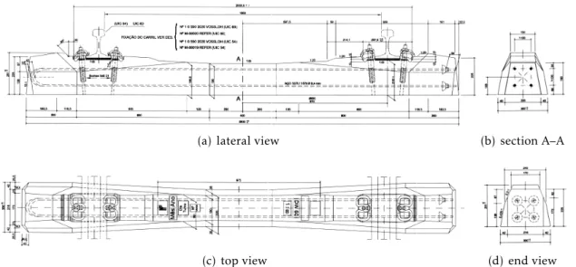 Figure 2.12: DW system post-tensioned mono-block concrete sleeper for 54E1 and 60E1 rails, IMV-019, 2000.