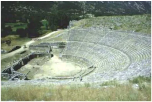 Figura 1 – Estado atual do teatro de Dódona.