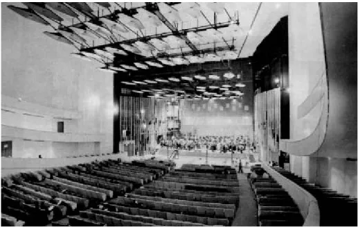 Figura 15 –  Auditório da Orquestra Filarmônica de Nova York, 1962.
