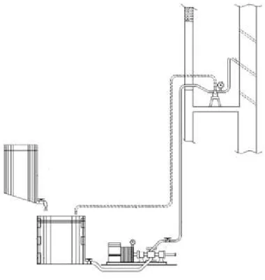 Figura 2.2- Modelo de uma instalação de injecção de caldas (adaptado de Rickstal, 2000) 