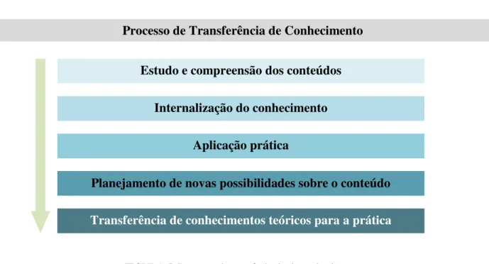 FIGURA 5: Processo de transferência de conhecimento 