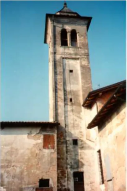Figura 2.12: Torre da igreja de San Giorgio reabilitada com dispositivo com LMF