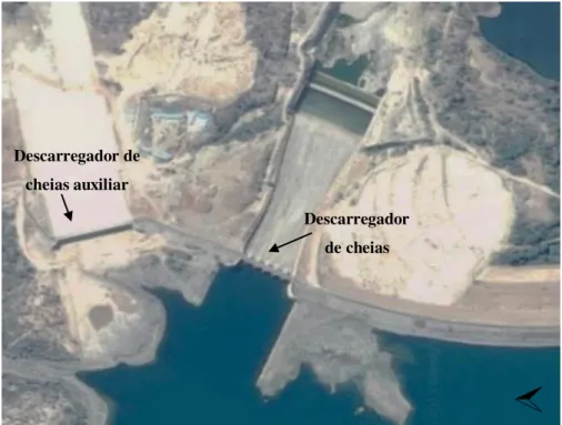 Figura 2.24 - Fotografia aérea actual da Barragem de Massingir (Google Maps, s.d.). 