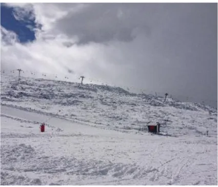 Figura 3.7: Queda de neve na Serra da Estrela no Inverno 2014/2015