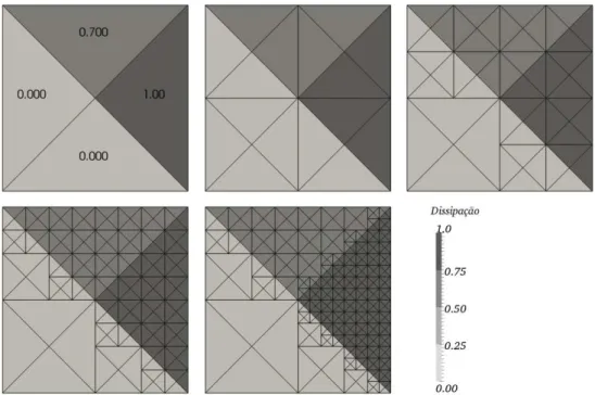 Figura 4.4: Níveis de refinamento. 