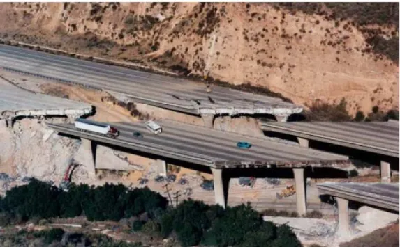 Figura 1.2: Viaduto de Gavin Canyon, sismo de Northridge, 1994 [50].