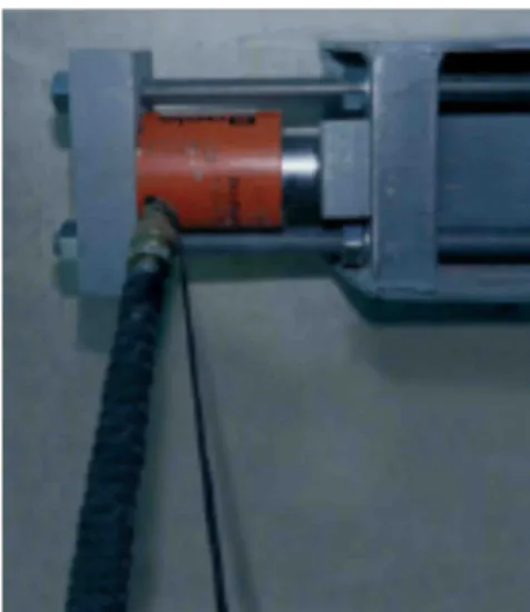 Figura 2.79 – Macaco Hidráulico. (SIKA) Barra de CFRP Acoplador Adaptador roscado  Braçadeira de montagem Tensor Parafuso Ancoragem em “T” 