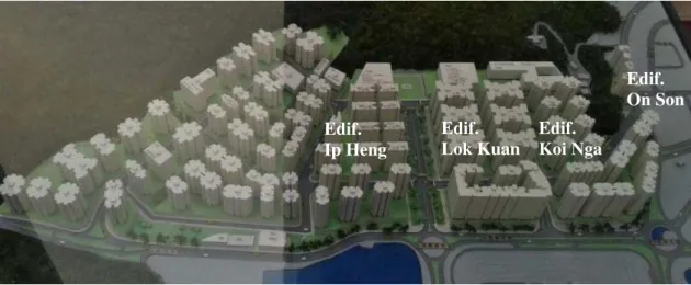 Fig. 3.18 - Maqueta da Urbanização da zona de Seac Pai Van  