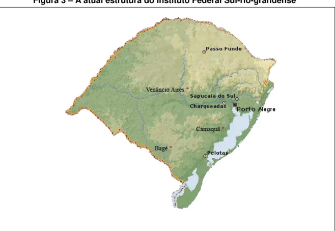 Figura 3  –  A atual estrutura do Instituto Federal Sul-rio-grandense 