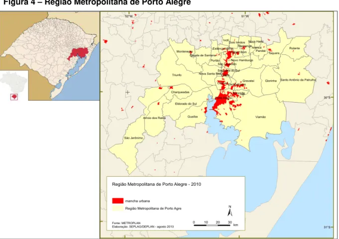 Figura 4  –  Região Metropolitana de Porto Alegre 