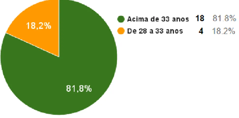 Gráfico 6 - Faixa Etária dos alunos do Curso a Distância de Pedagogia 