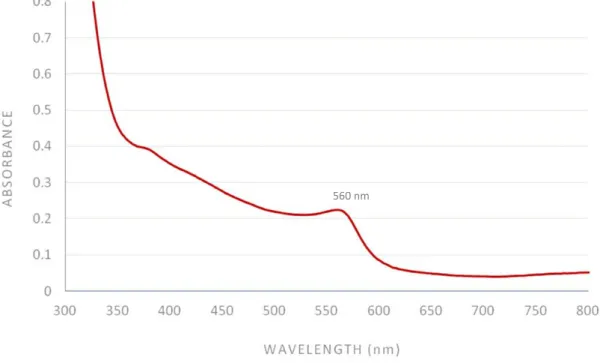 figure 50 - Absorption Spectrum of sample 4A 