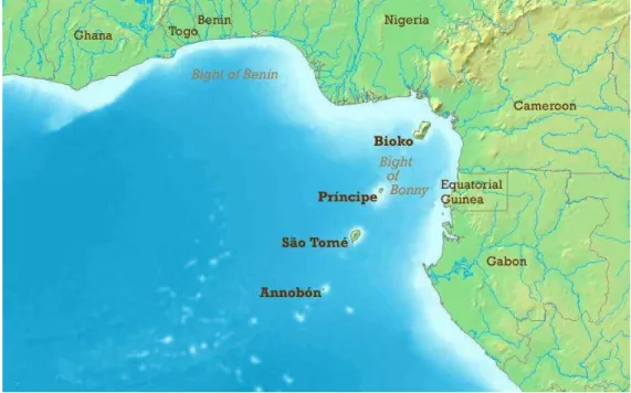 Figura 1: O Golfo da Guiné 