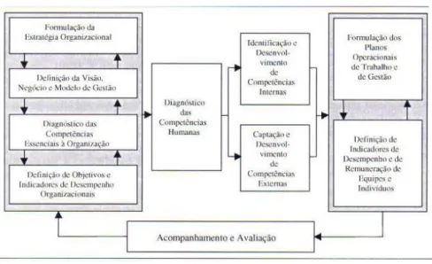 Figura 2. Processo de gestão de desempenho baseado nas competências 
