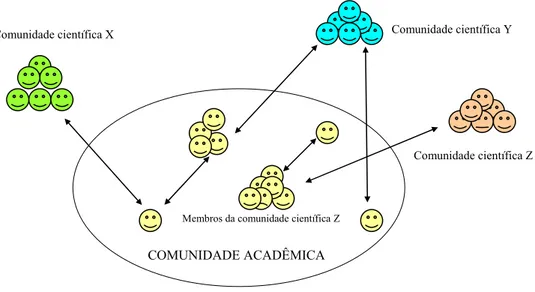 Figura 12: Comunidade acadêmica e comunidade científica 