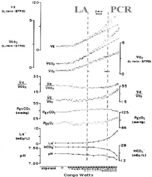 Figura  02  -  Correlação  entre  limiares  metabólicos  e  ventilatórios  [Fonte: 