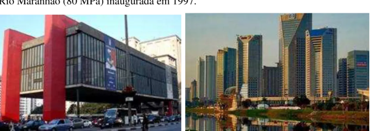 Fig. 1.2 – MASP e o Centro Empresarial Nações Unidas (São Paulo – SP). Disponível em: 